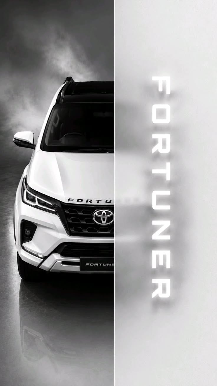 Toyota Fortuner | Bold Luxury SUV Aesthetic | Premium 4K Car Poster