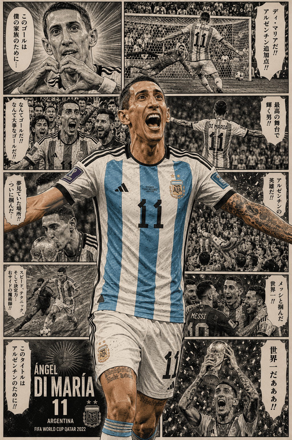 Di Maria 11 poster art