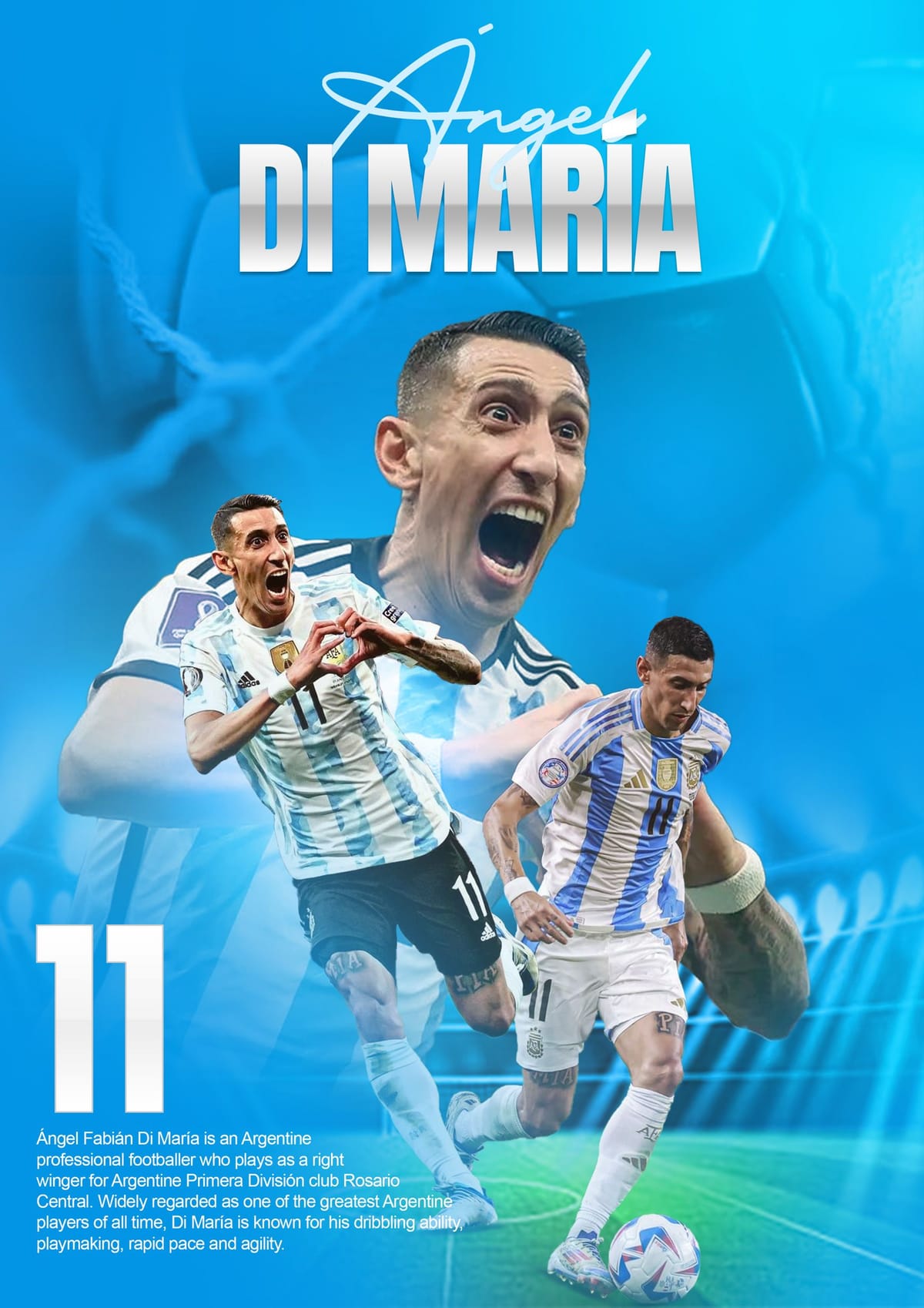 Di Maria || Sports Poster Design
