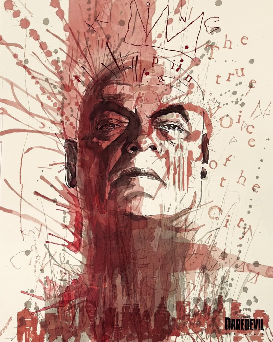 Wilson Fisk is Kingpin | Painting the town red.