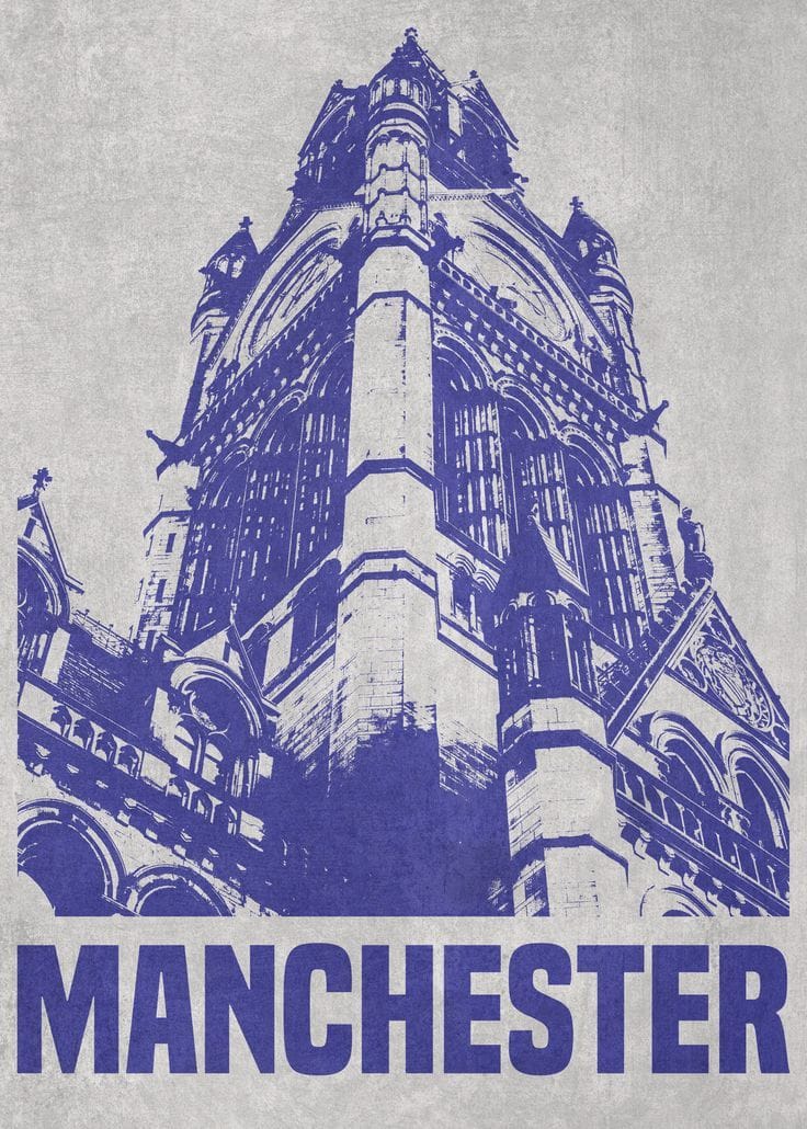Manchester city poster