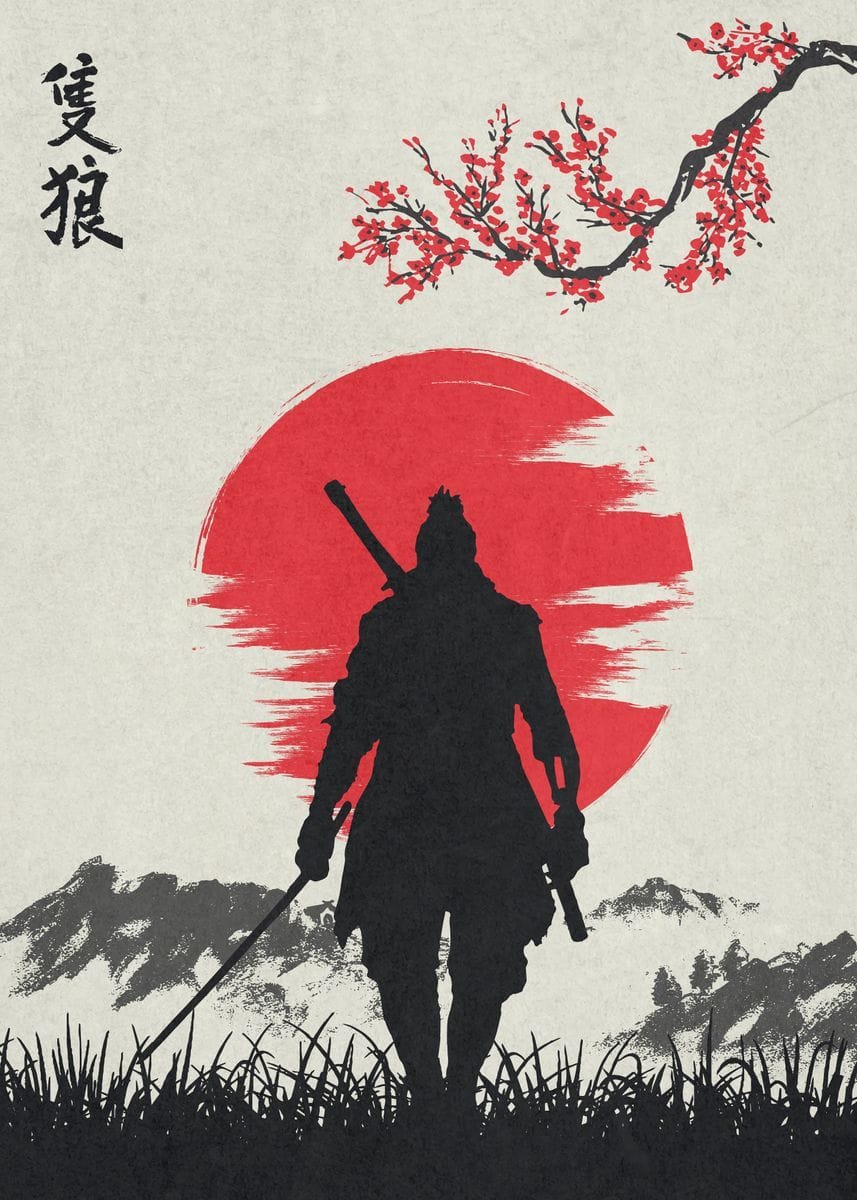 'Sekiro Shadow game' Poster, picture, metal print, paint by That one Guy | Displate