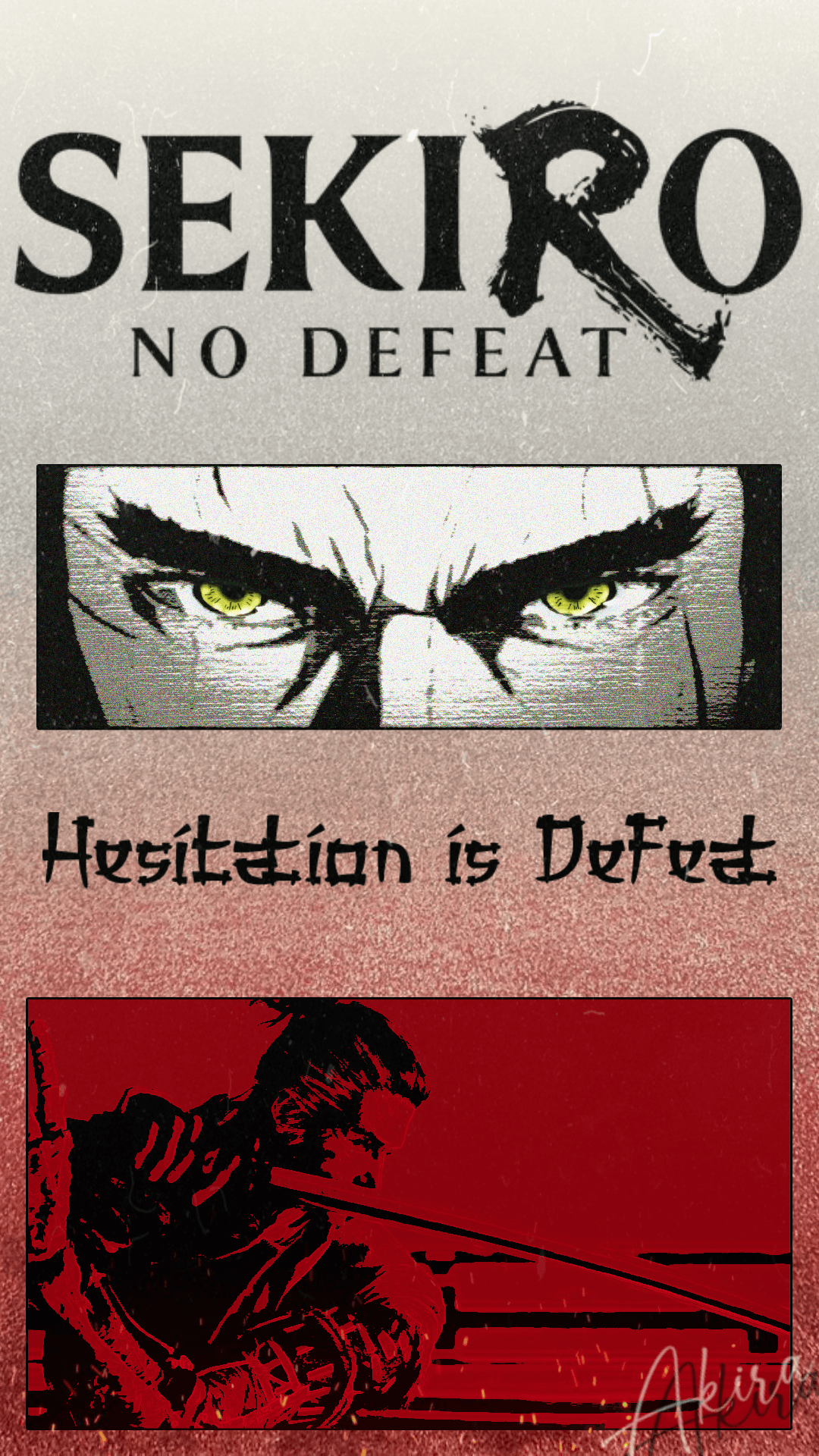 sekiro: no defeat poster