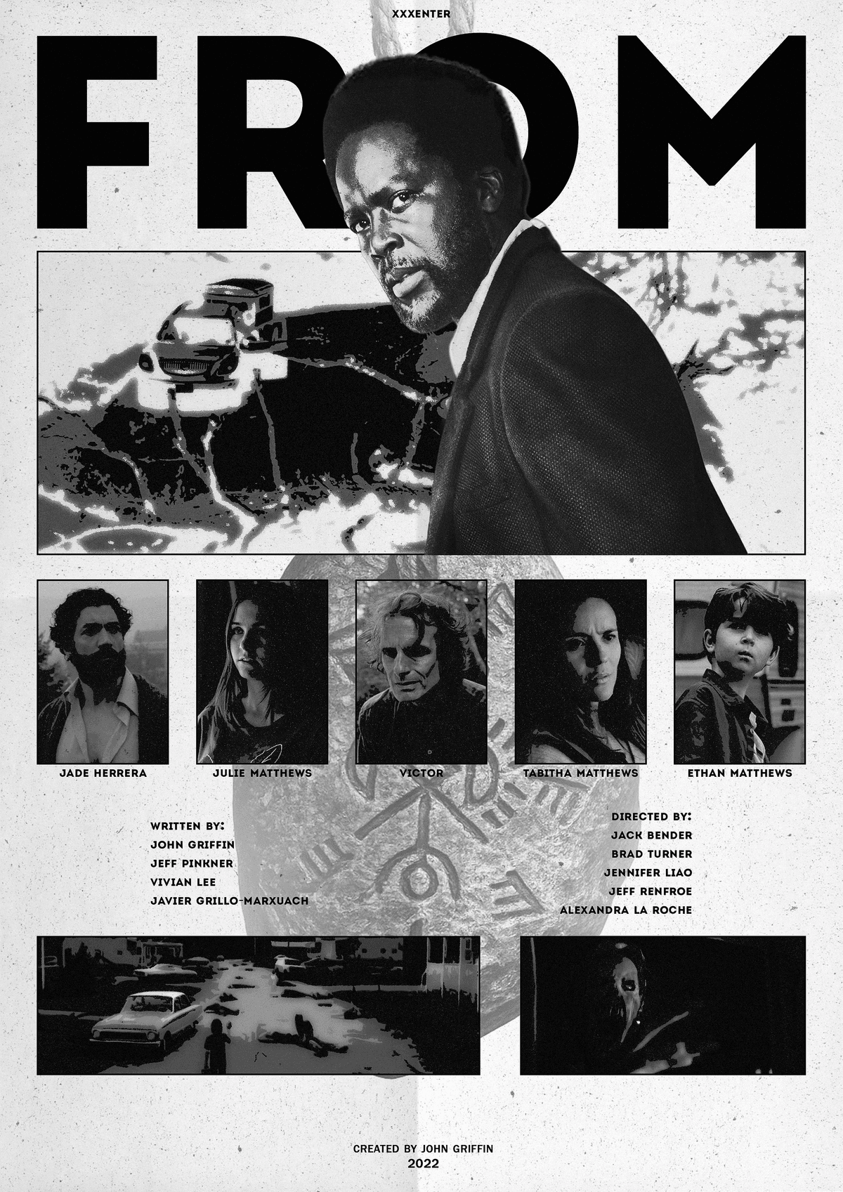 from poster // извне постер