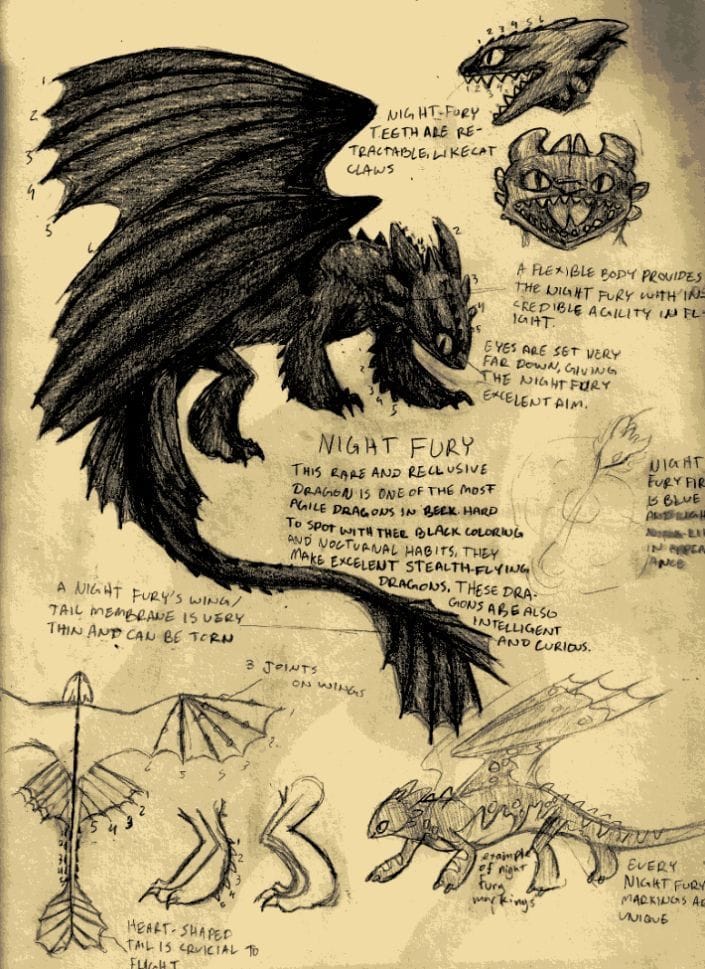 Toothless room decor