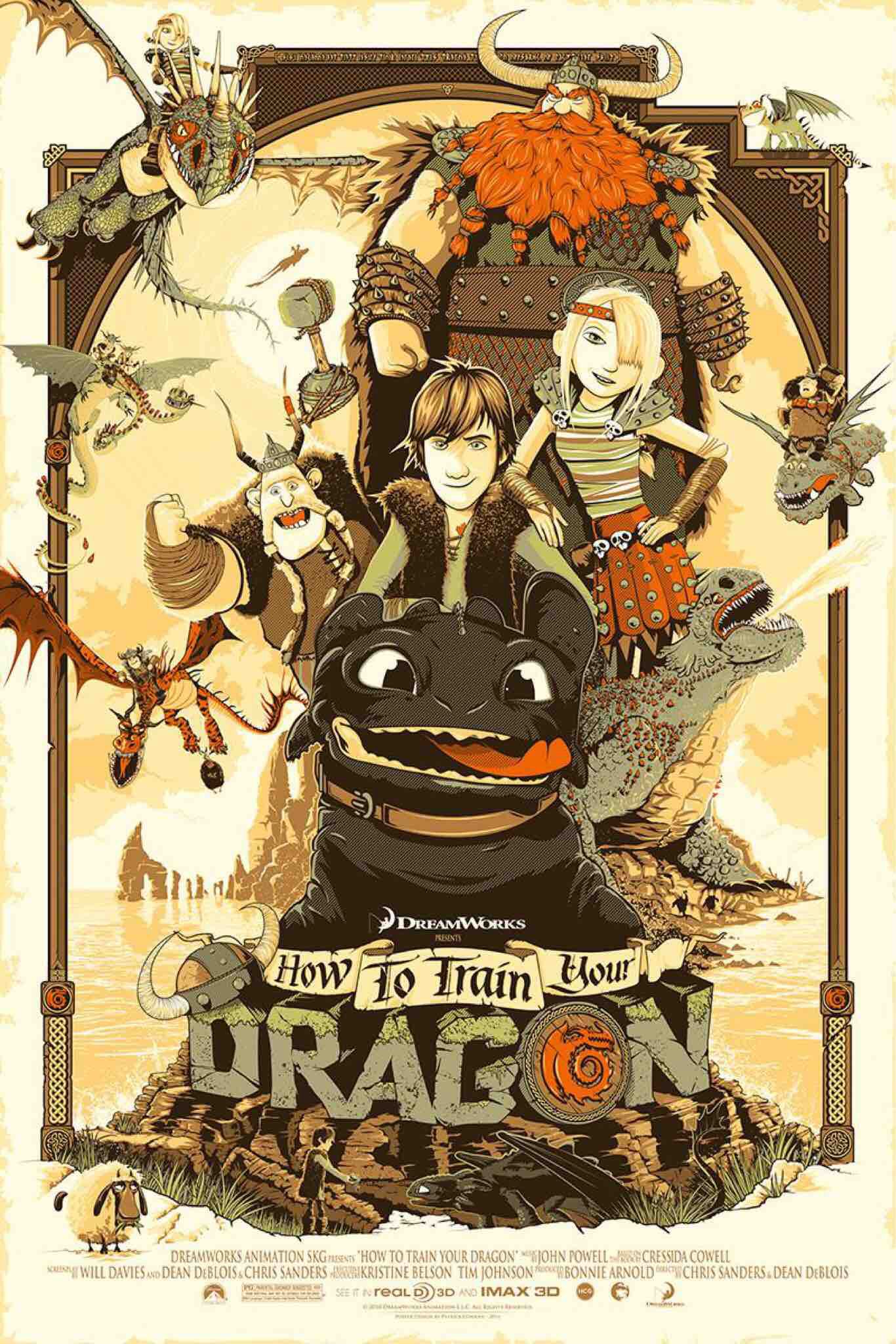 How to Train Your Dragon poster
