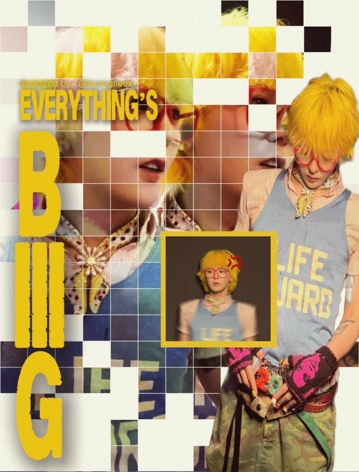 • g-dragon poster | designed by | @jiyongiieex •