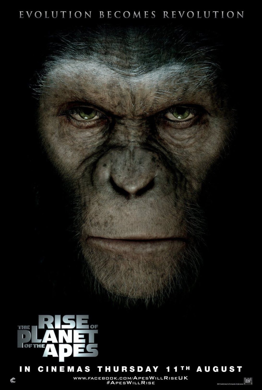 Rise of the Planet of the Apes poster