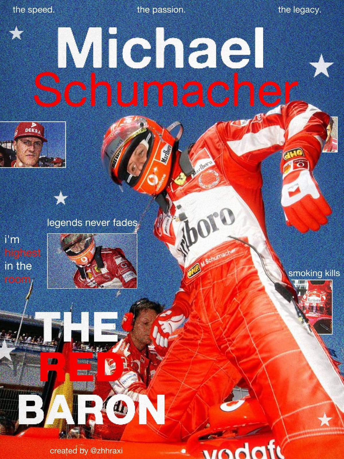 michael schumacher edit/poster