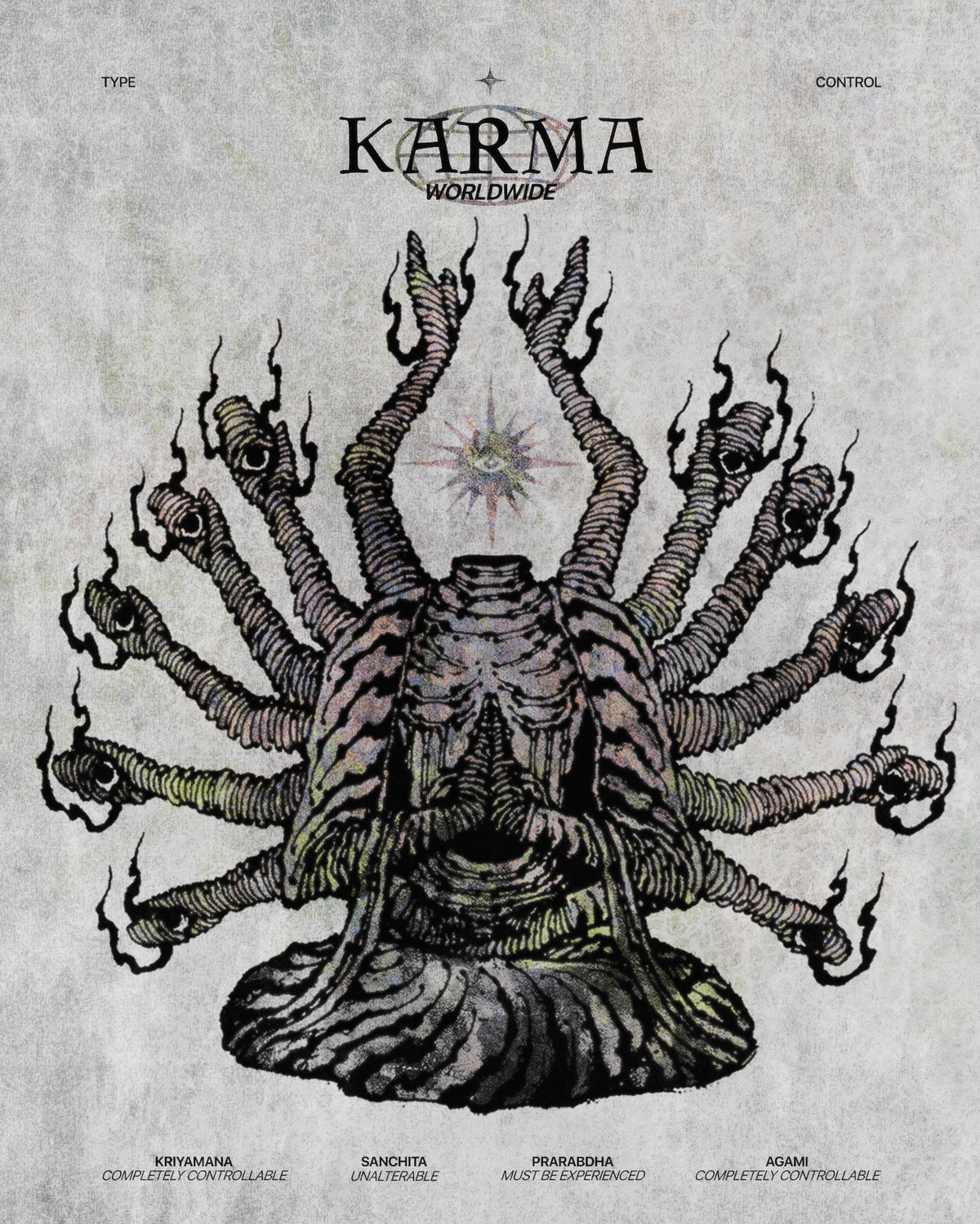"KARMA" Poster Collection (2026) by Danya Jour