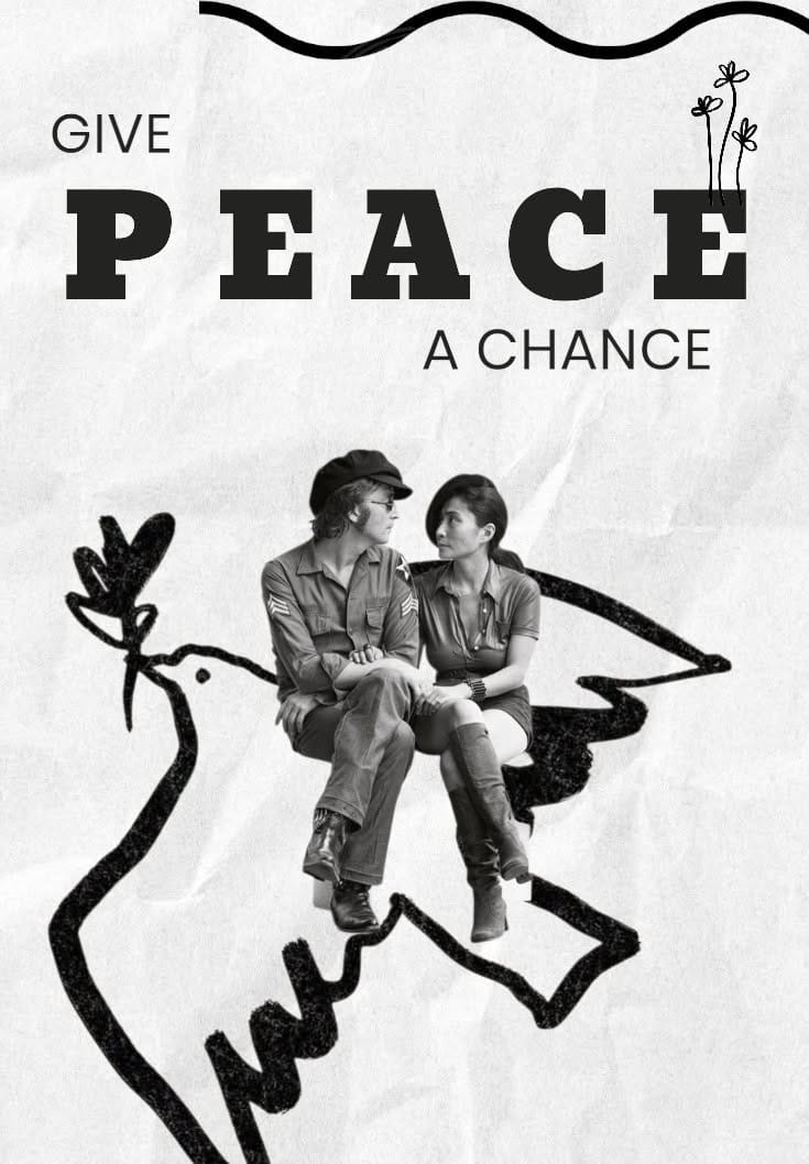 John Lennon and Yoko Ono Poster