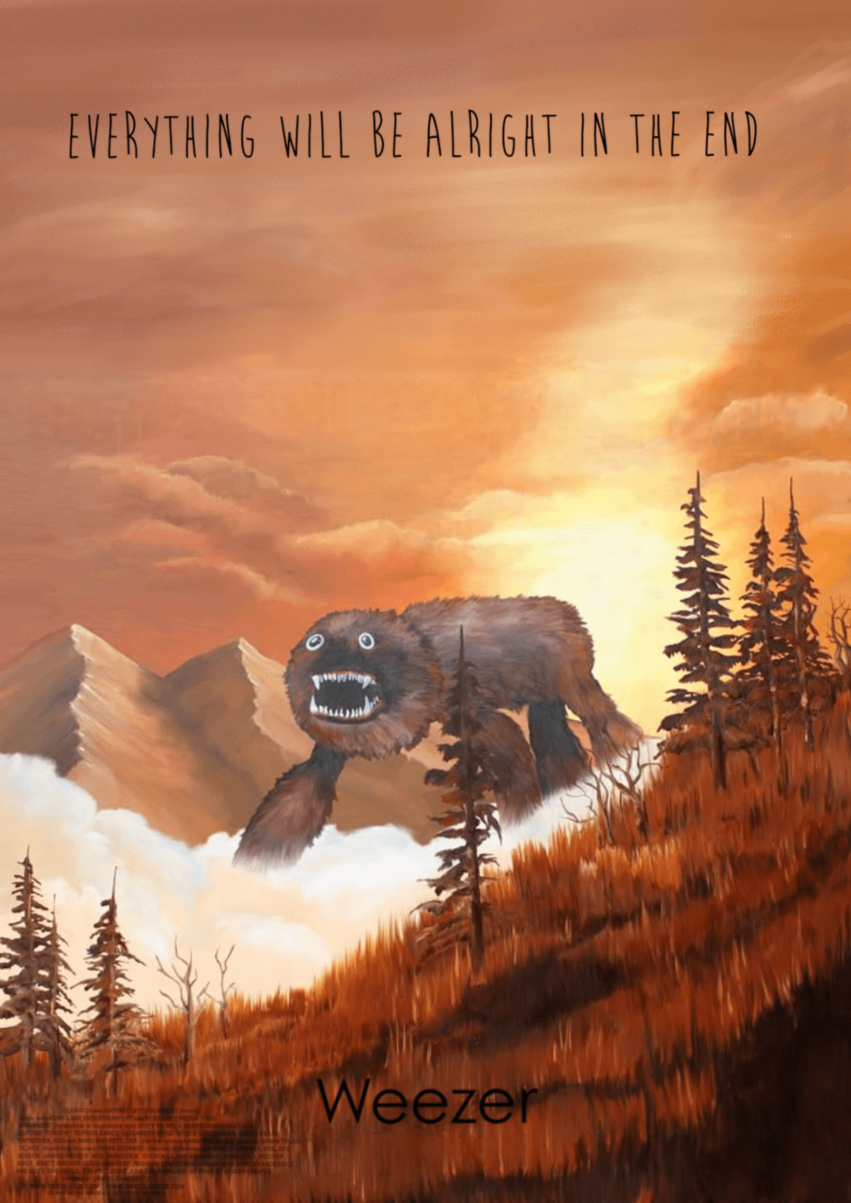 weezer everything will be alright in the end  poster