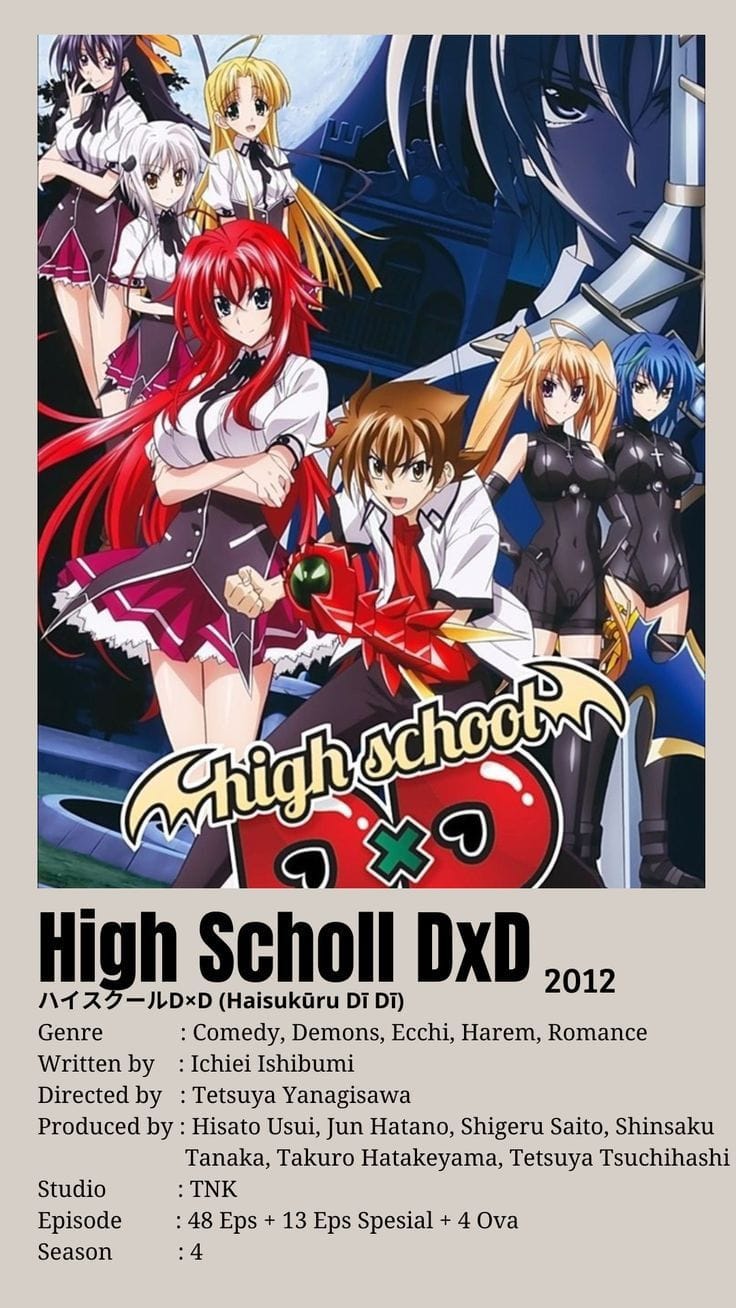 High School DxD poster