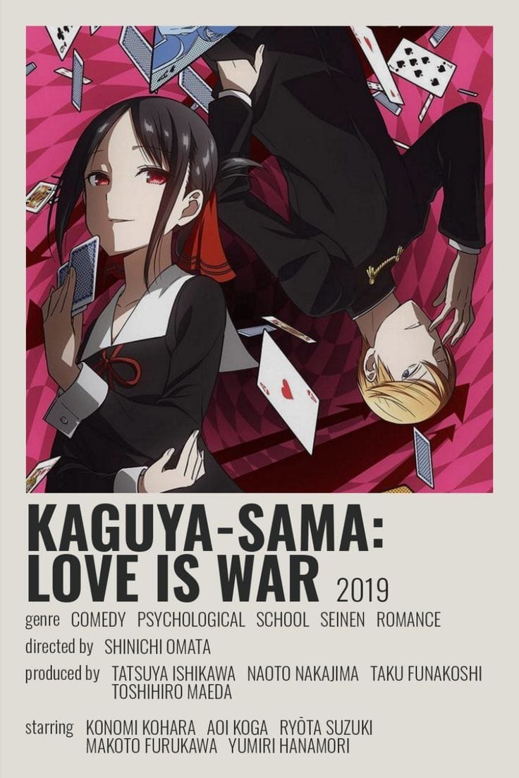 kaguya sama: love is war poster