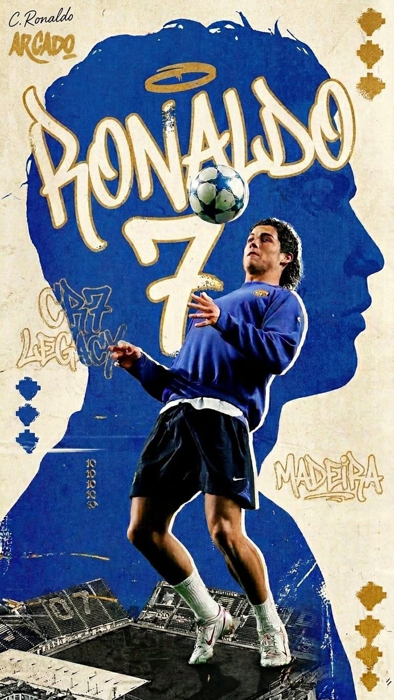 Cristiano Ronaldo CR7 Legacy Poster Design by Arcado