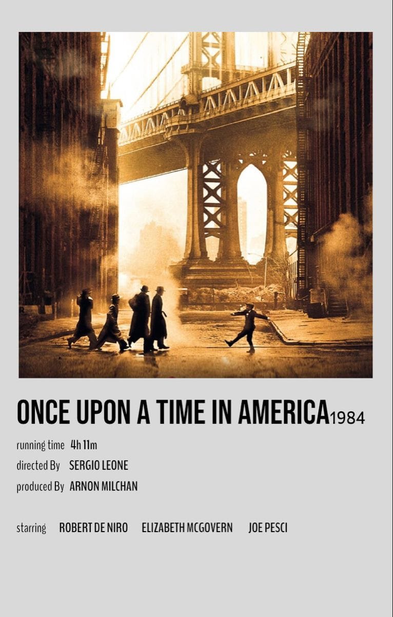 Once upon a time in America