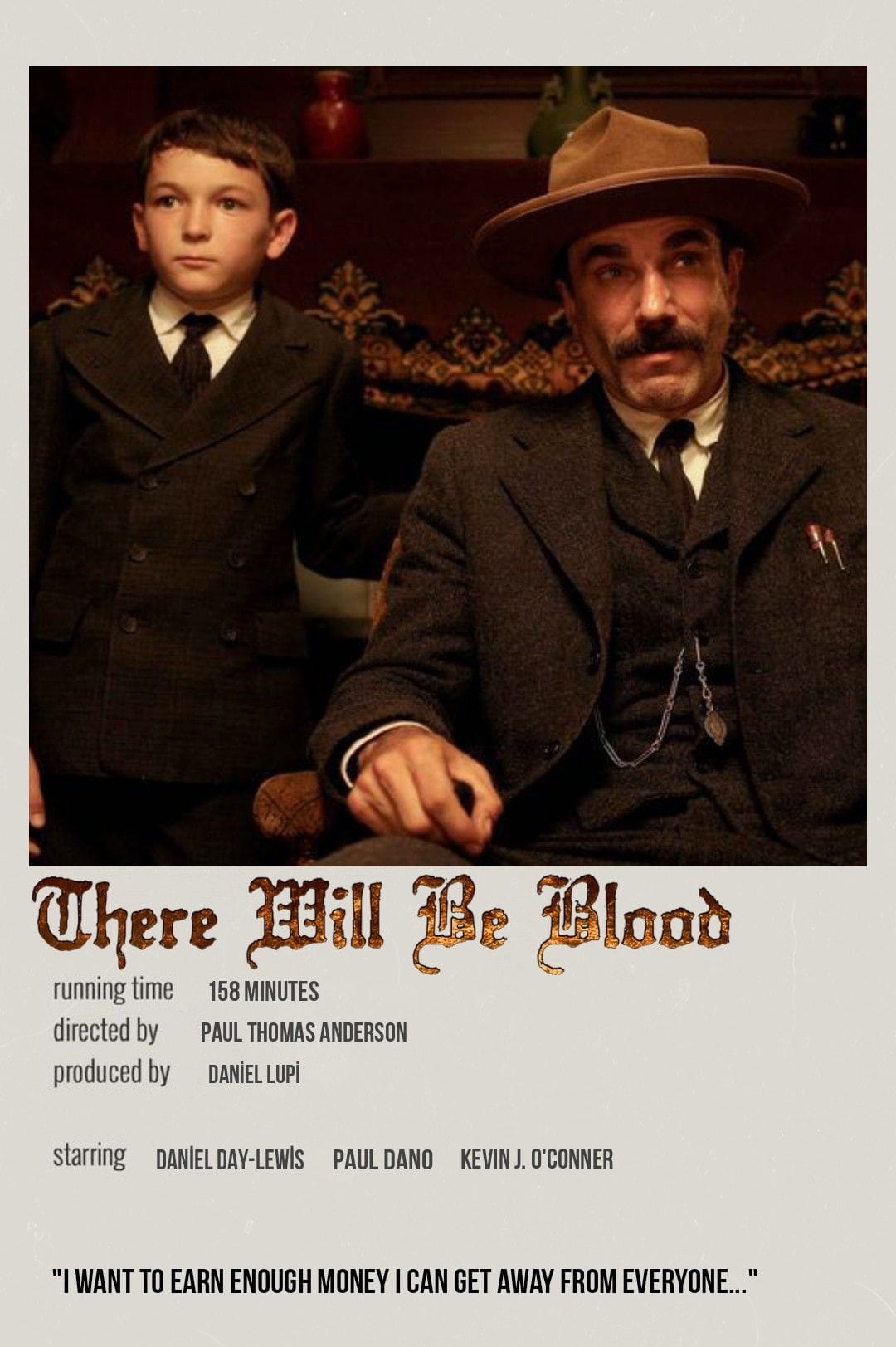 There Will Be Blood poster