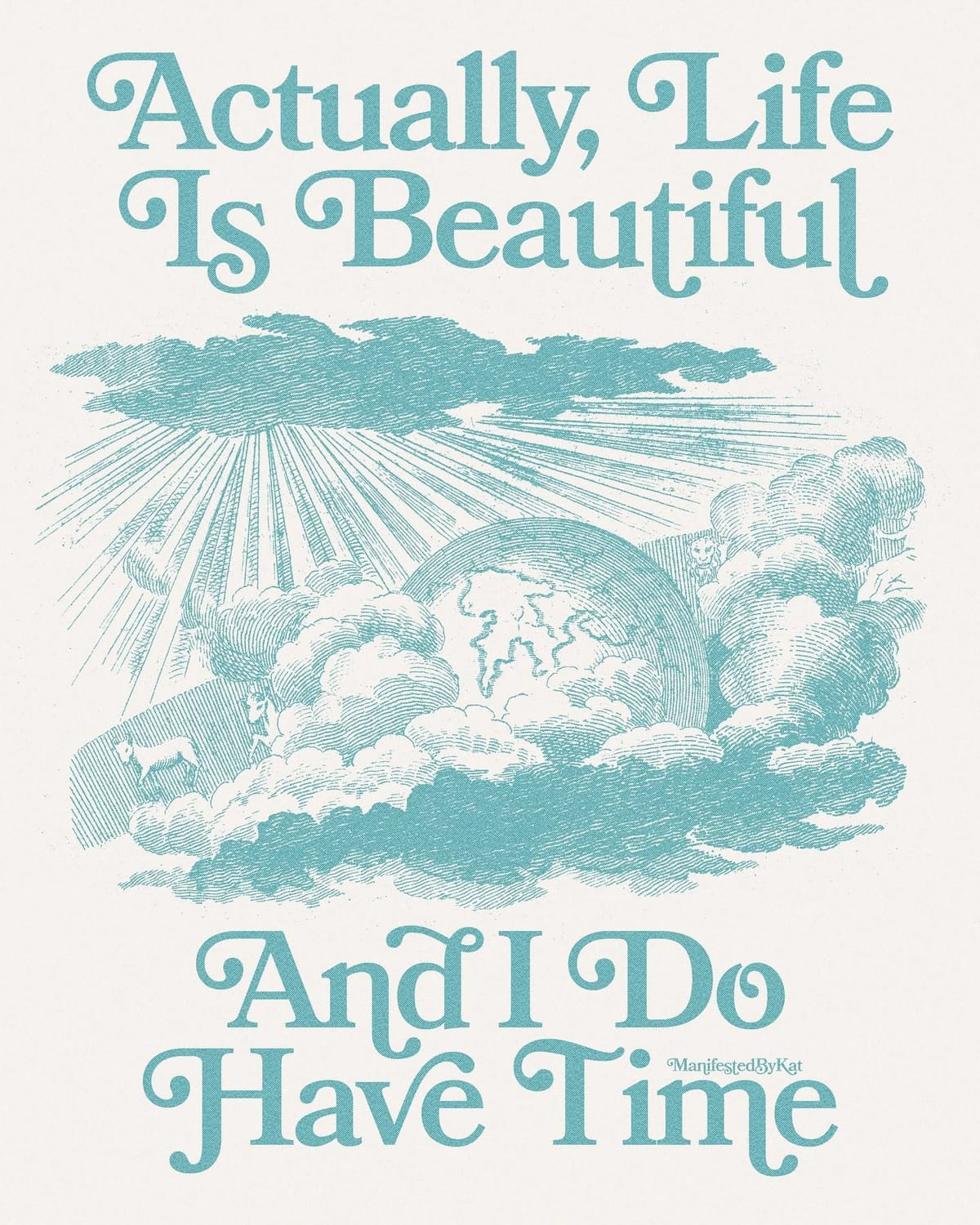 Life is Beautiful Made a Poster with This Quote I Saw So Maybe  Retro Aesthetic Wall Art  Poster Wall Art Ideas