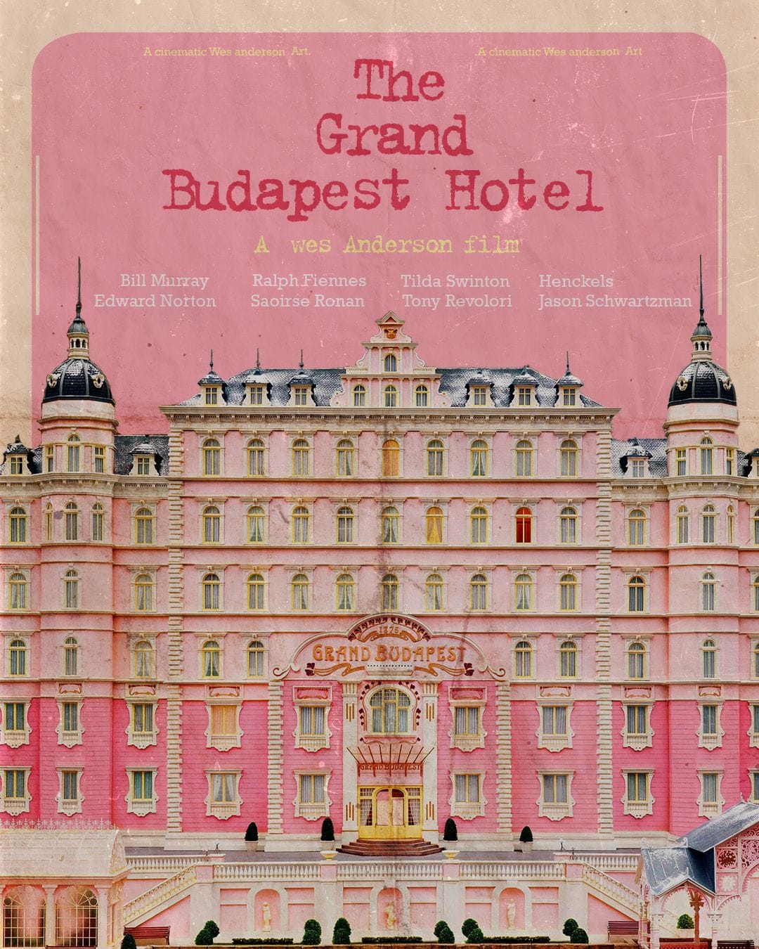 the grand budapest hotel movie poster