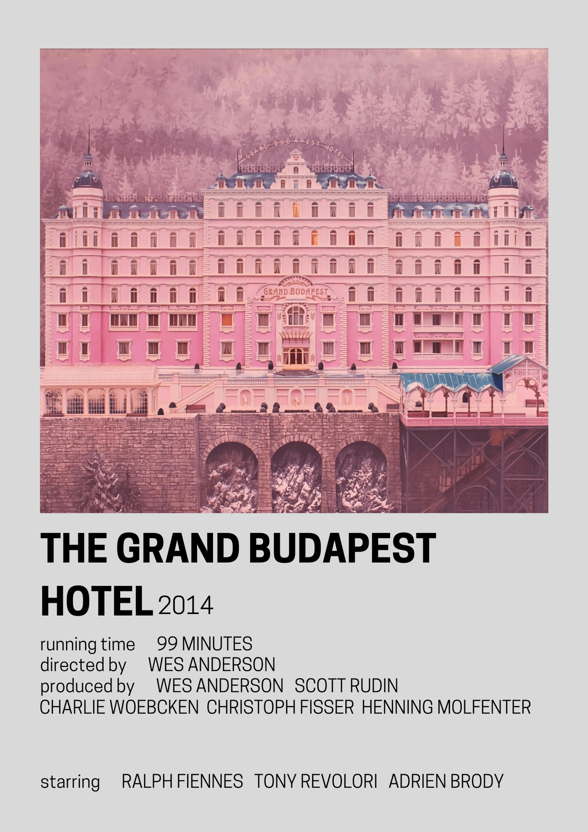 The Grand Budapest Hotel poster