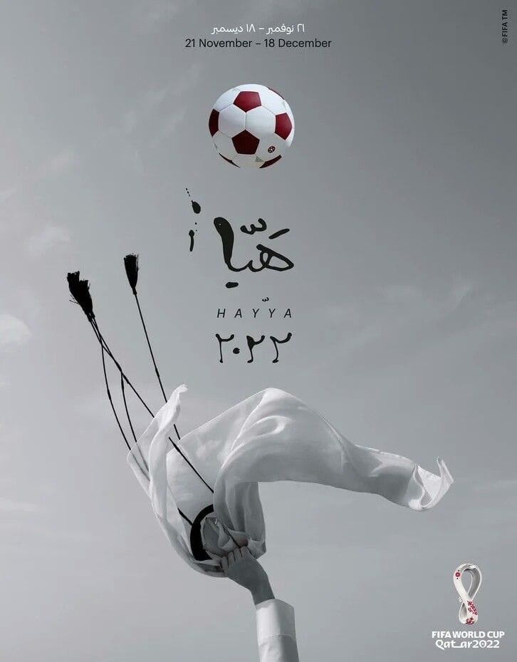 FIFA WORLD CUP 2022 QATAR POSTER THE OFFICAL POSTER