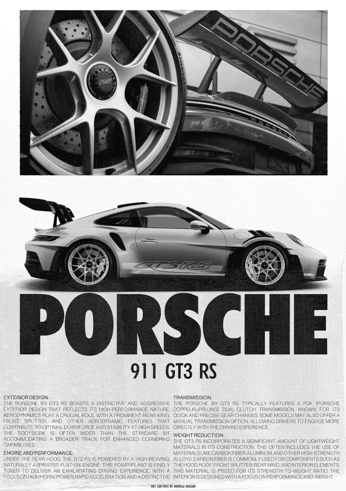 GT3 RS poster