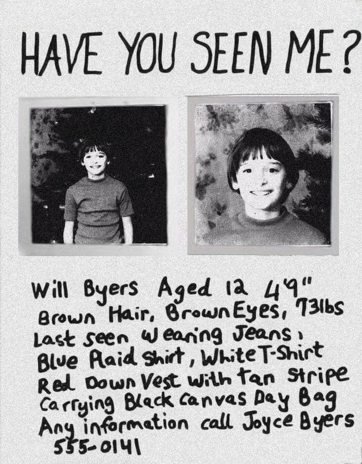 Stranger Things poster