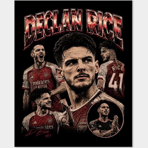 Vintage Declan Rice Poster