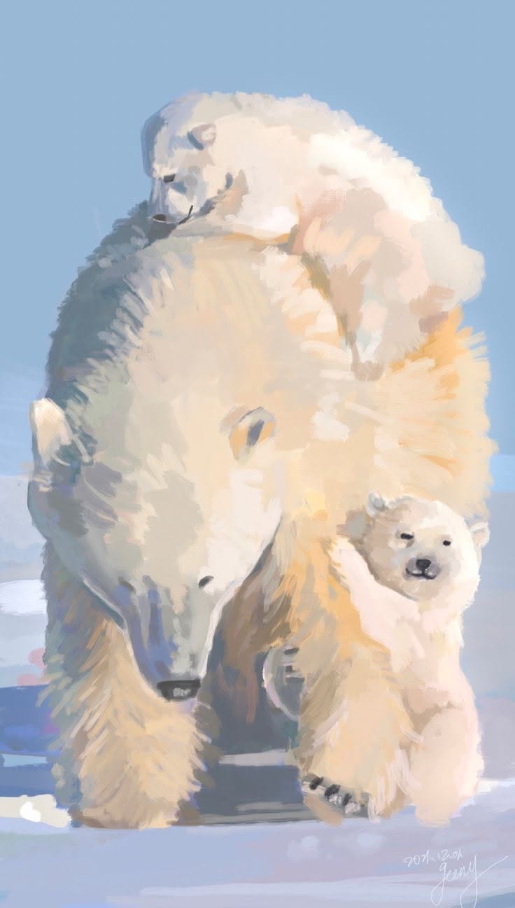 Polar bear poster