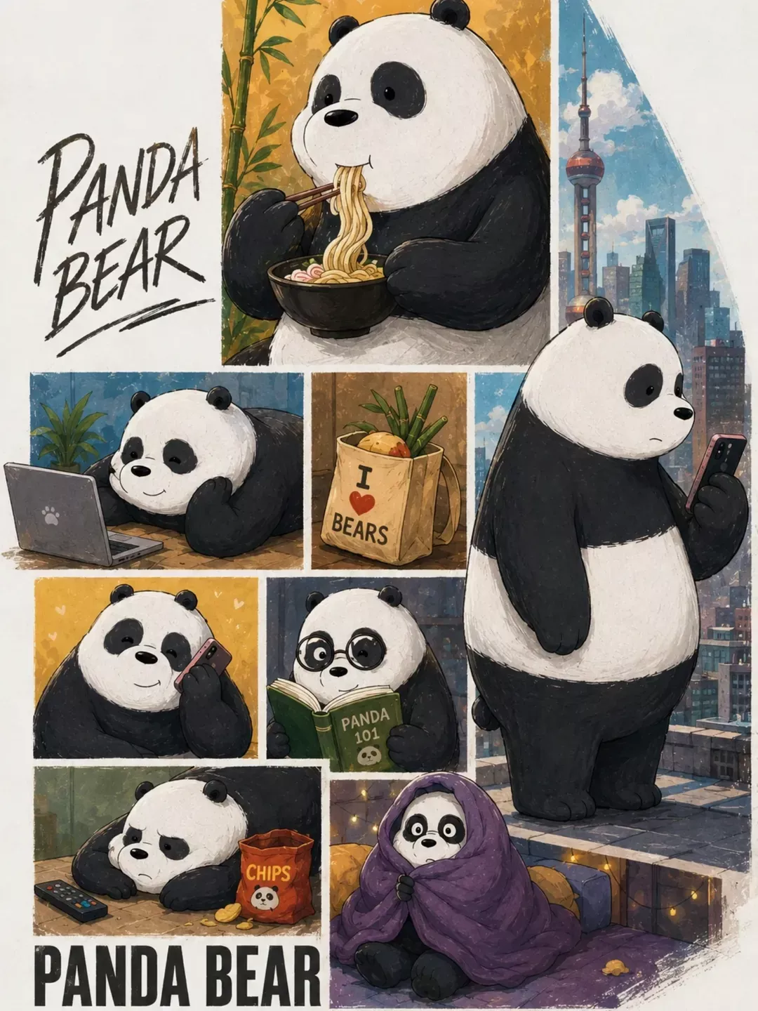 We bare bears ( Mr Panda )