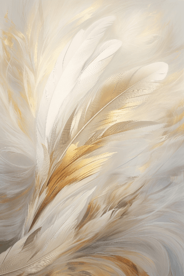 Luxury Feathers Canvas Print