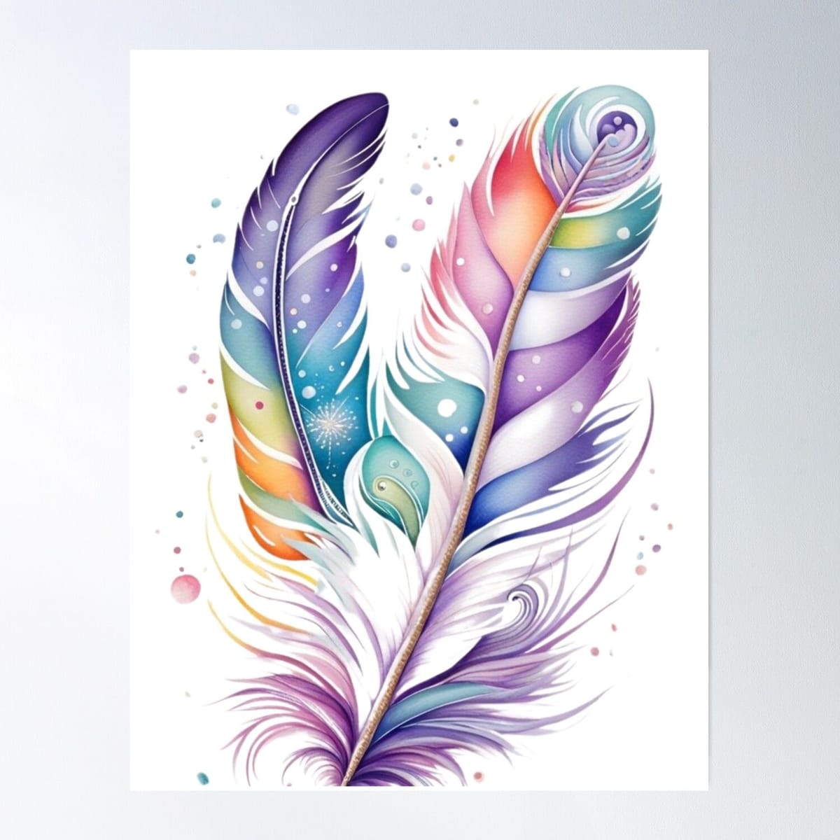 Beautiful Feather Poster