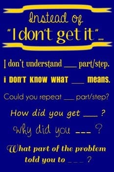 Wall Poster - Instead of "I Don't Get It"... (navy with gold text)
