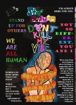 We don't get along poster