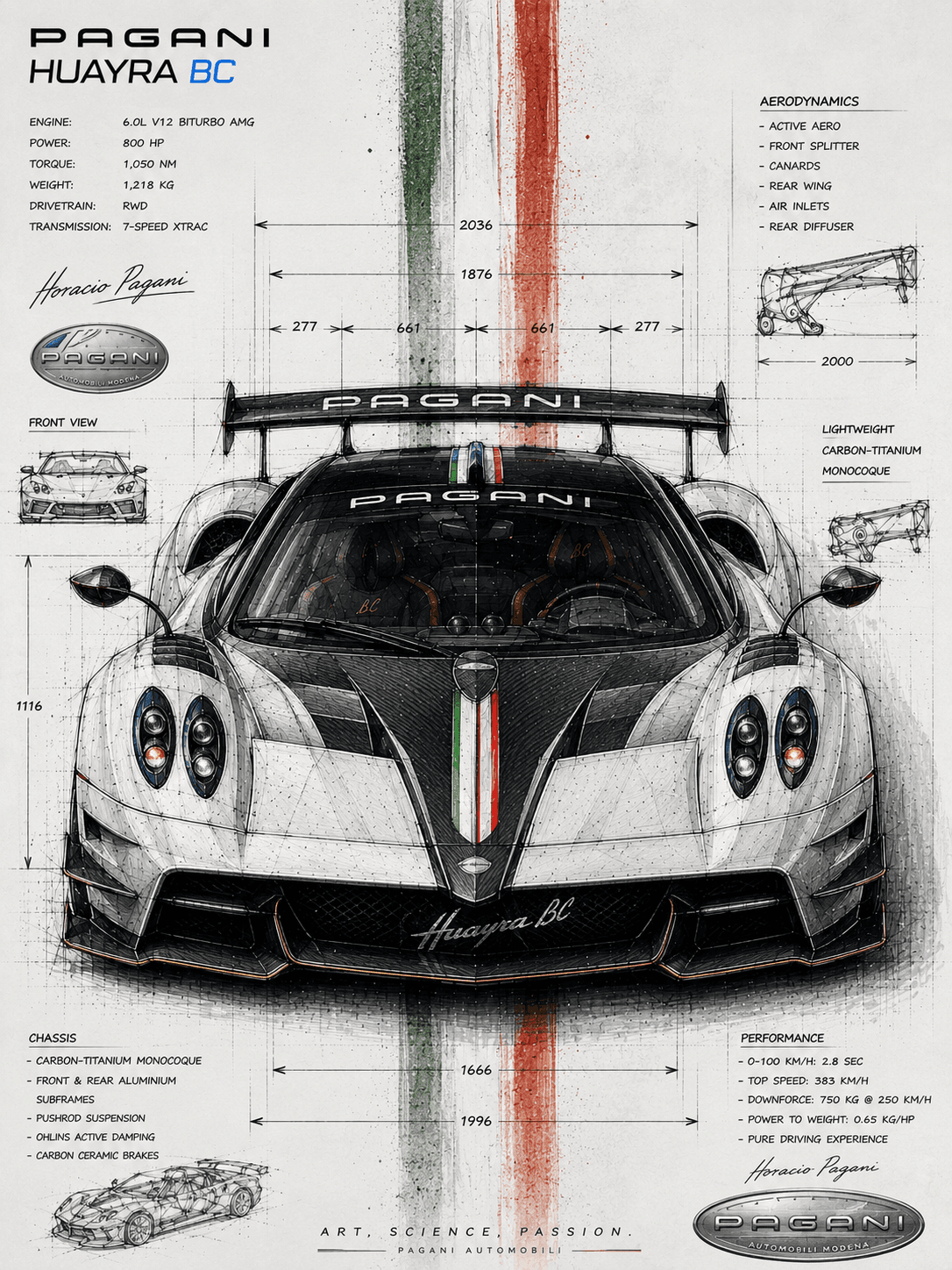 Pagani Huayra BC — Art Meets Performance 🇮🇹