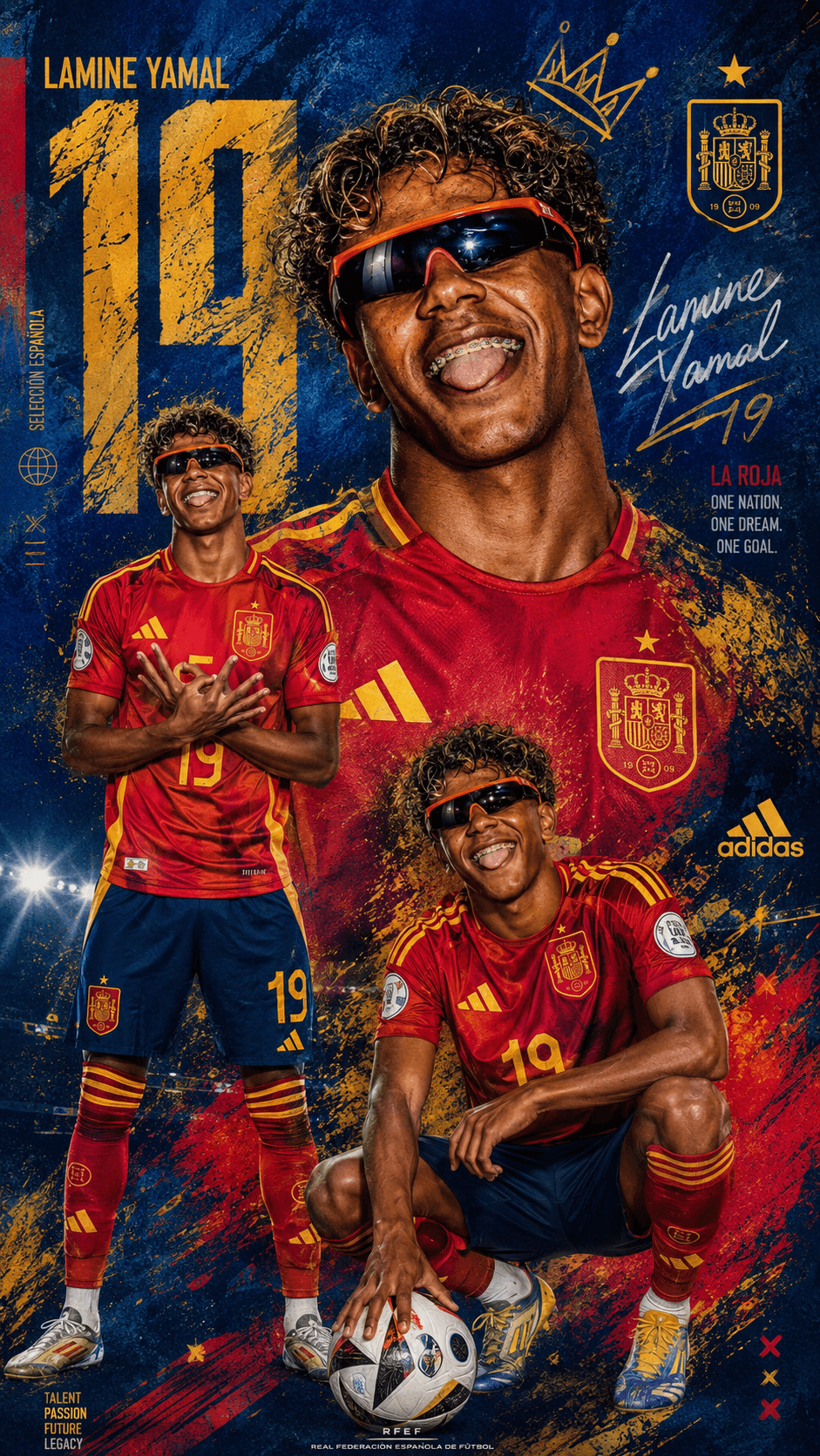 Lamine Yamal Phone Wallpaper