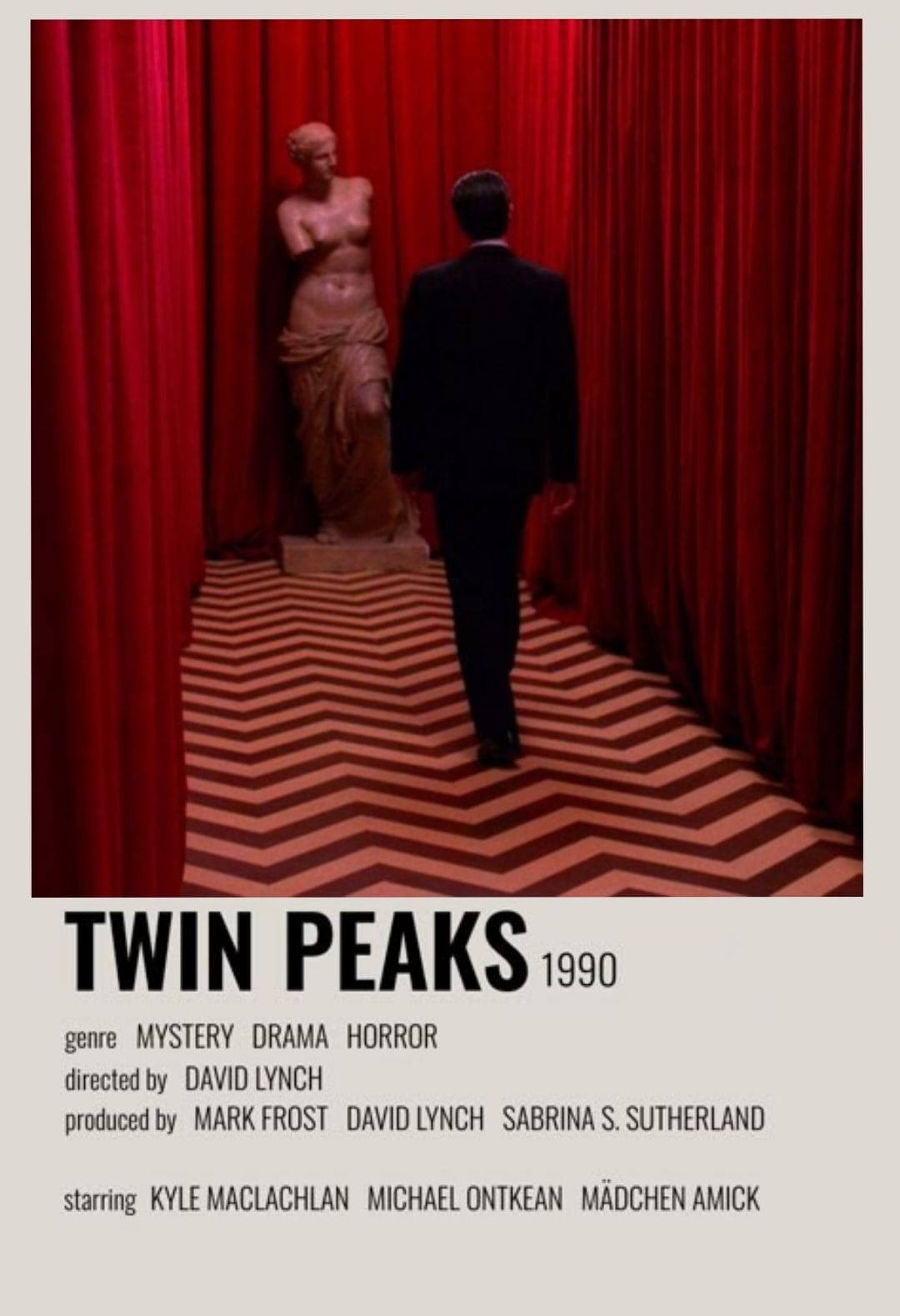 Twin Peaks Polaroid Poster