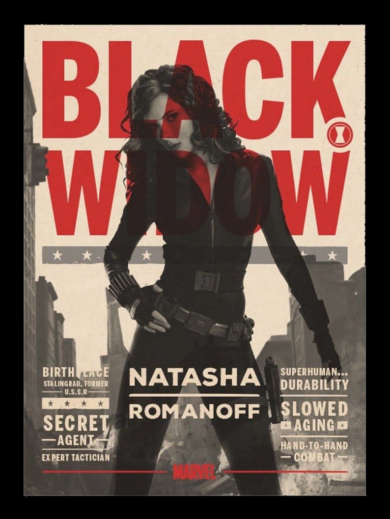 Black Widow poster