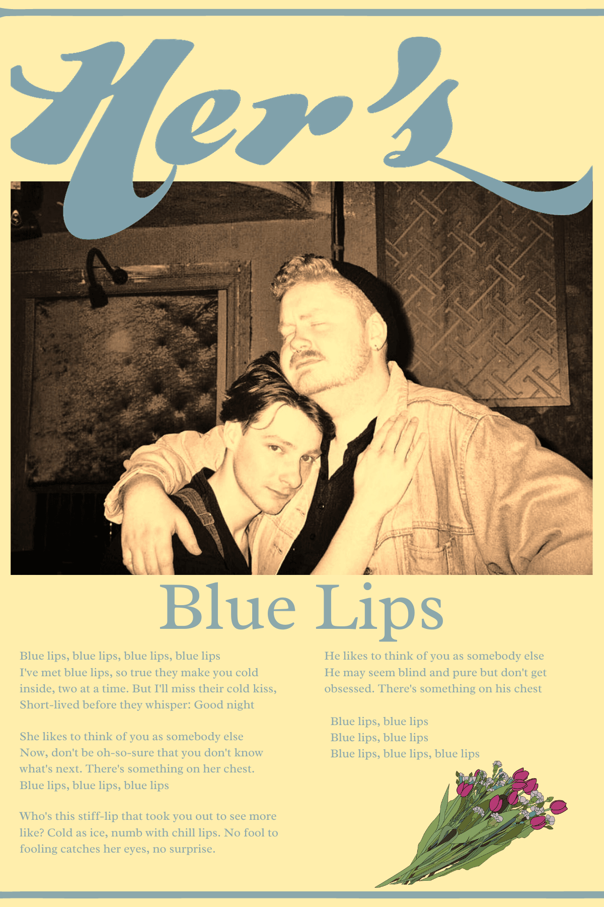 blue lips - her's poster