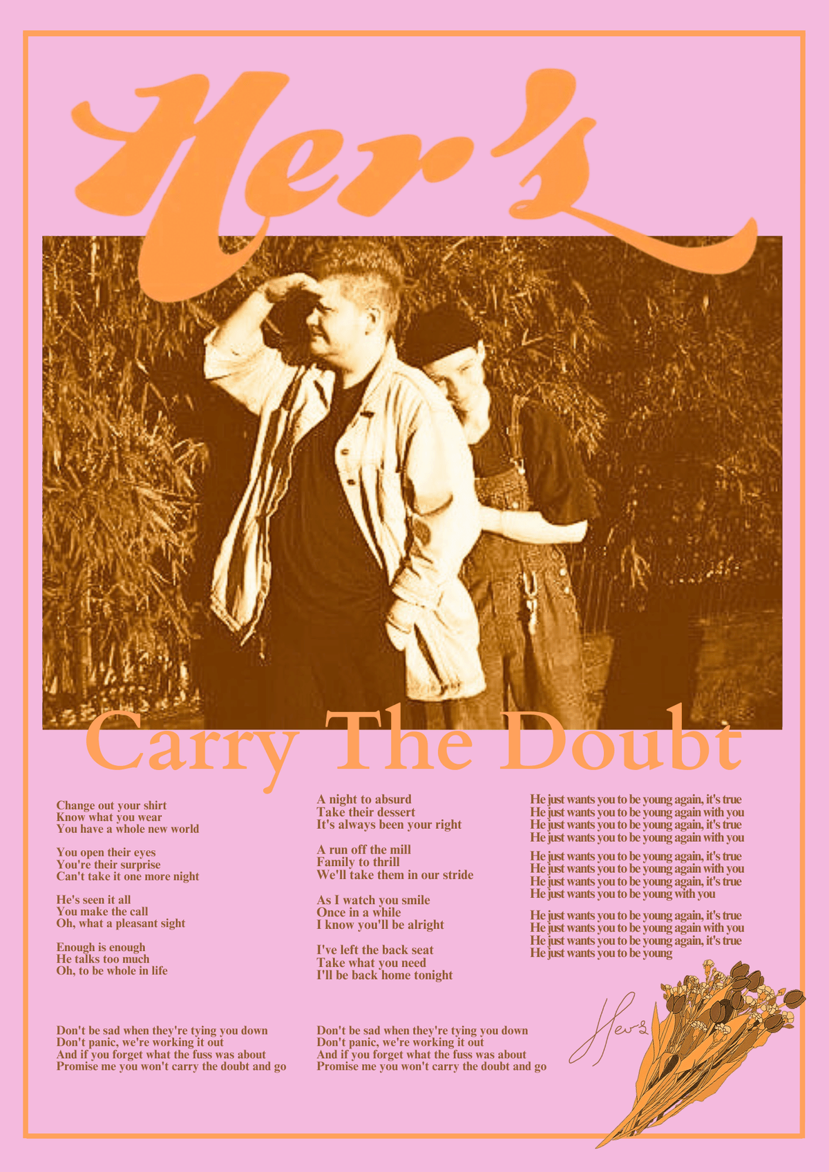 Her's Poster - Carry The Doubt