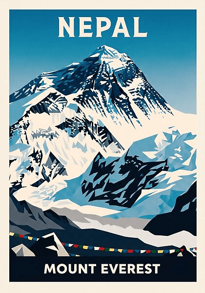 Mount Everest poster