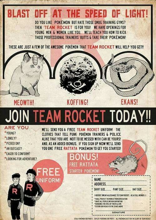 Team Rocket poster