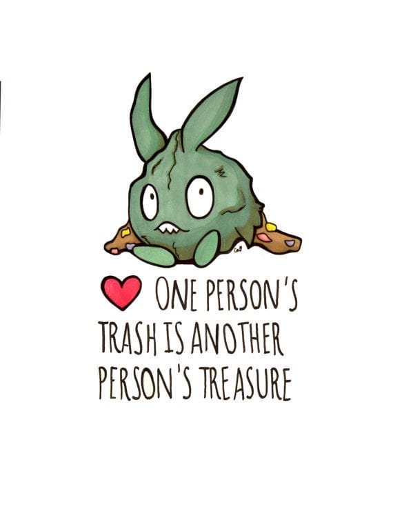 Gamer Rubbish ''treasure'' Print - Etsy Canada