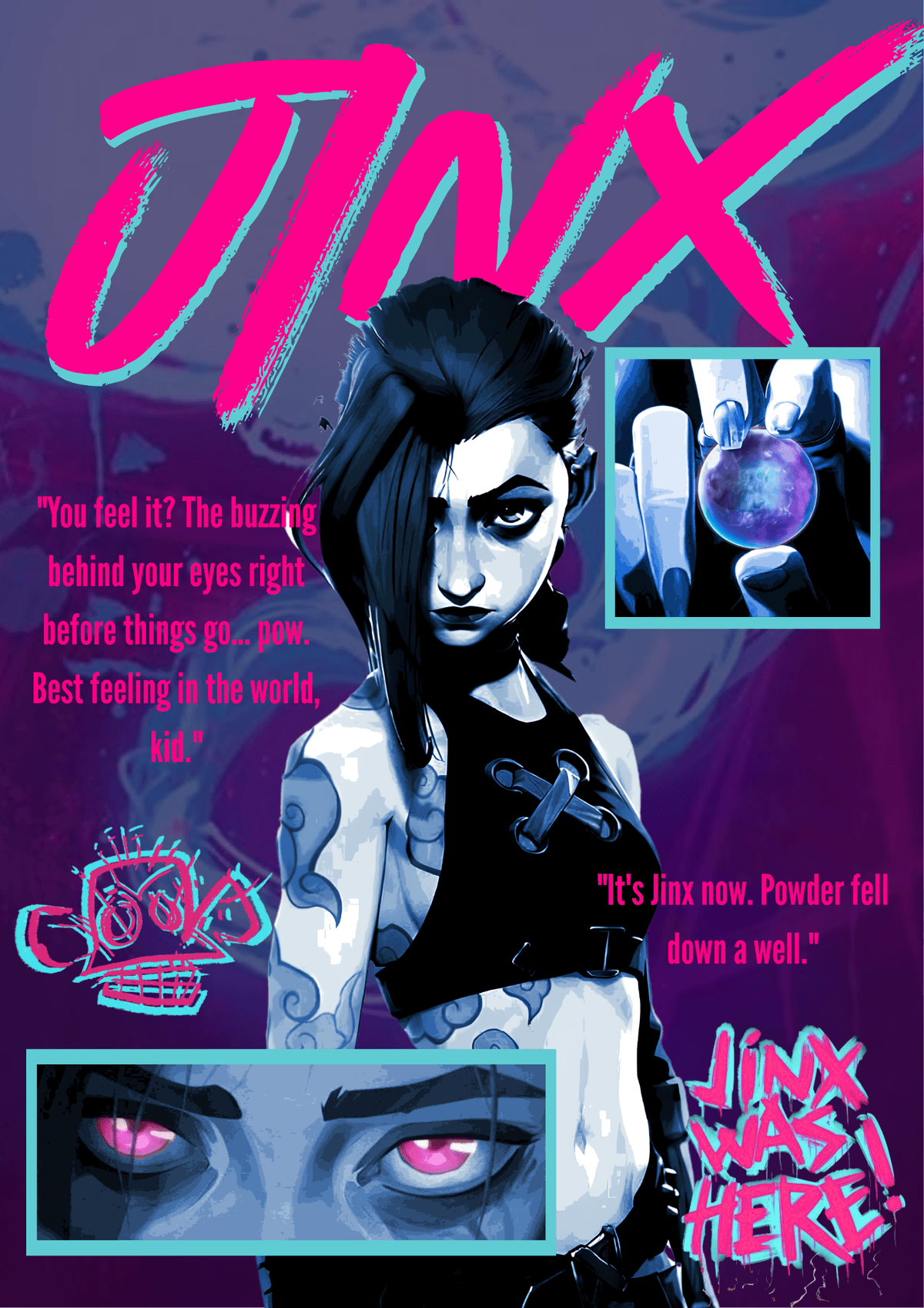 Jinx poster ⋆｡˚ ⋆