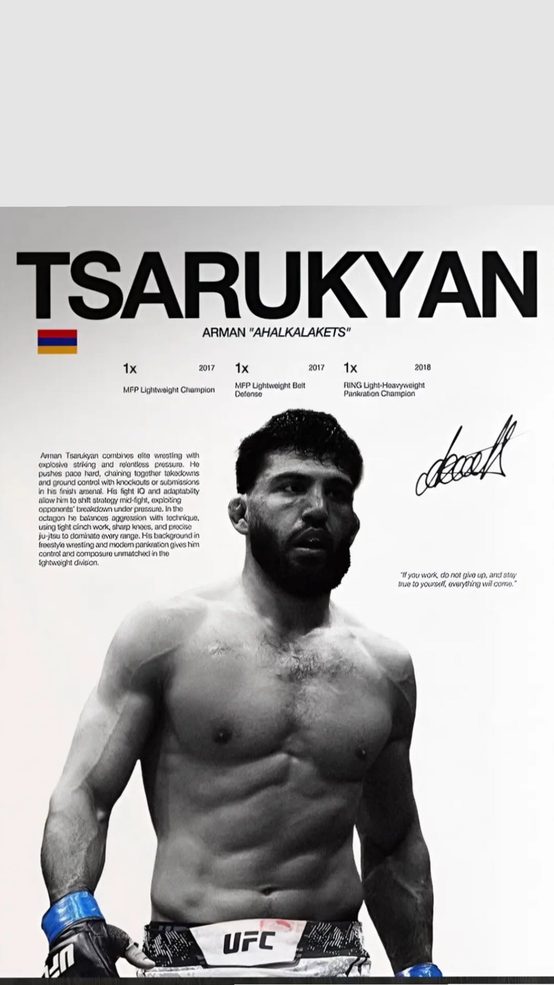 Arman Tsarukyan poster