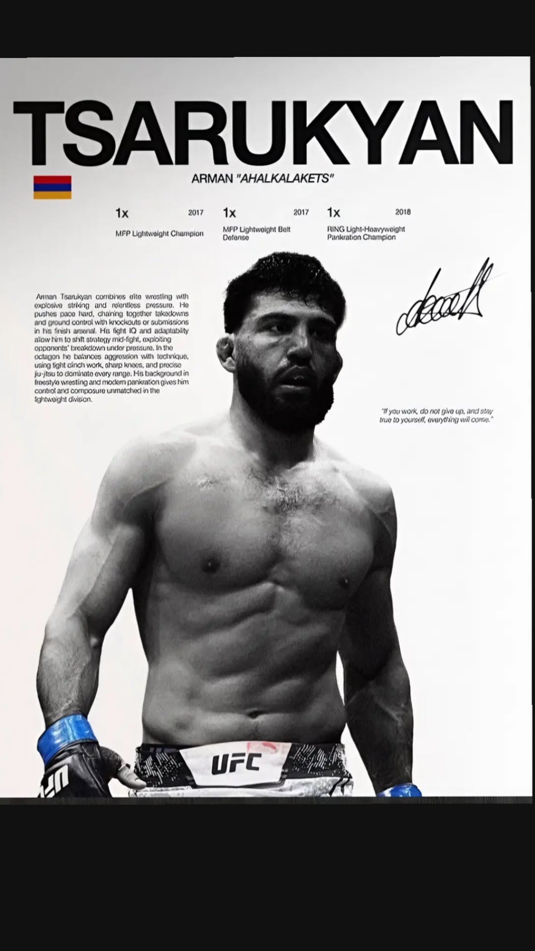 Arman Tsarukyan poster