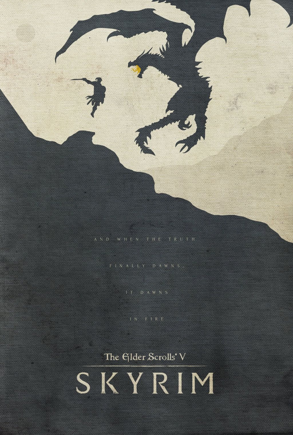 Skyrim poster