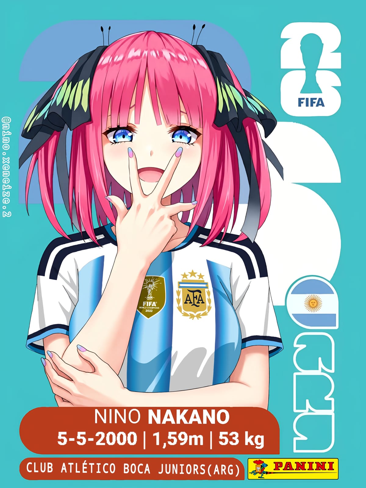 albun de panini de nino nakano