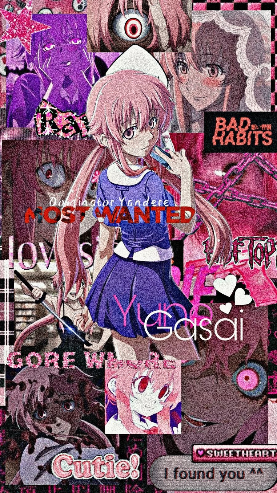Yuno Gasai Aesthetic Wallpaper