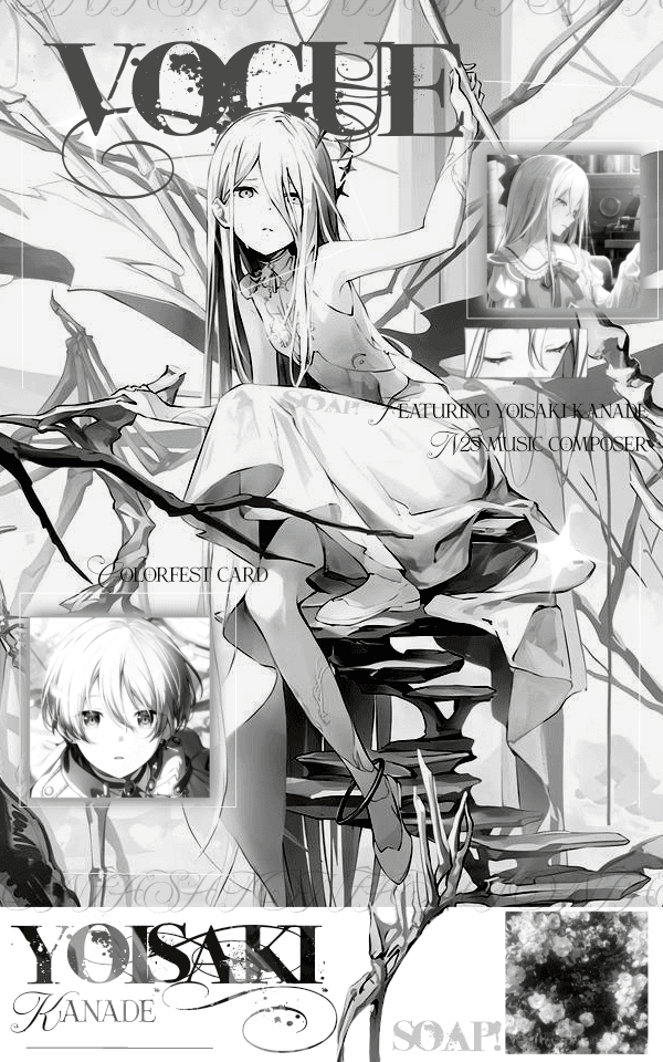 Yoisaki kanade Colorfest card-